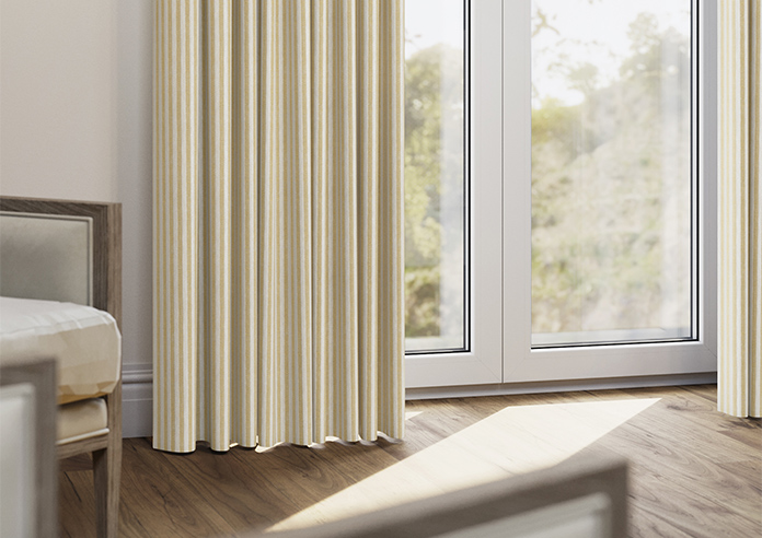 Emily Bond Oscar Stripe, Gold - Made to Measure Curtains - Image 5